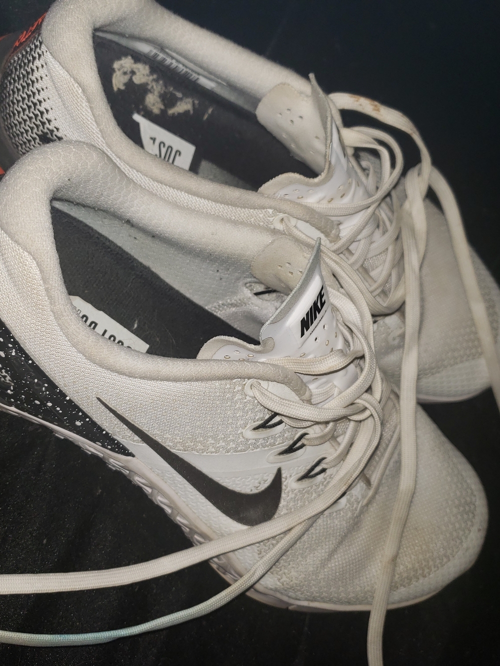 Nike White and Black Athletic Sneakers